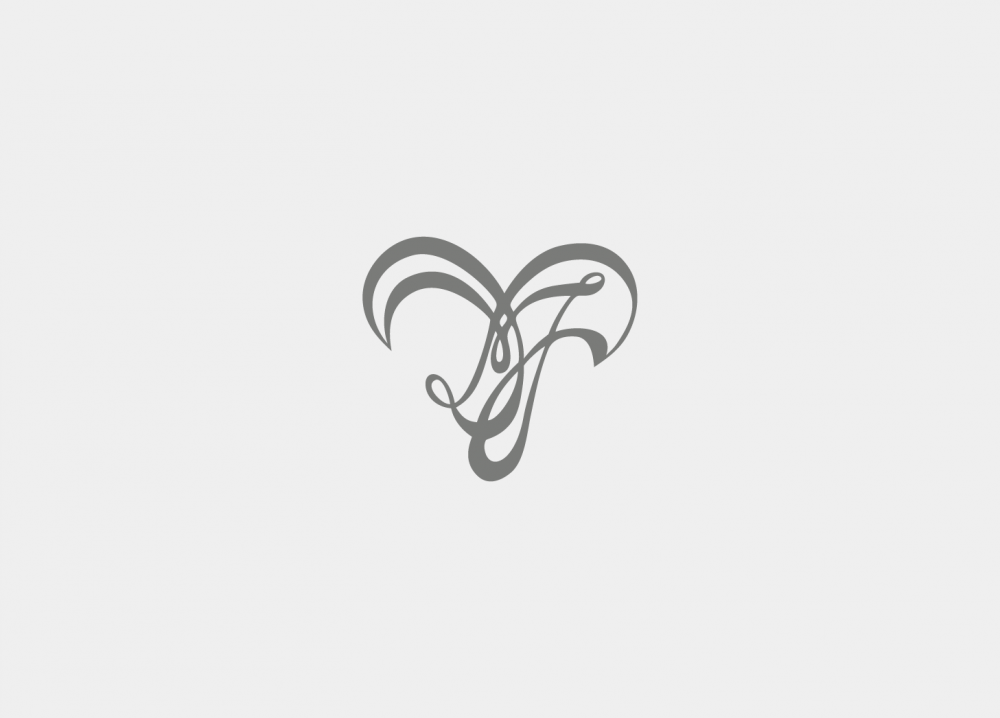 monogram wedding