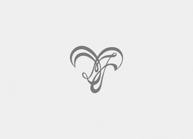 monogram wedding