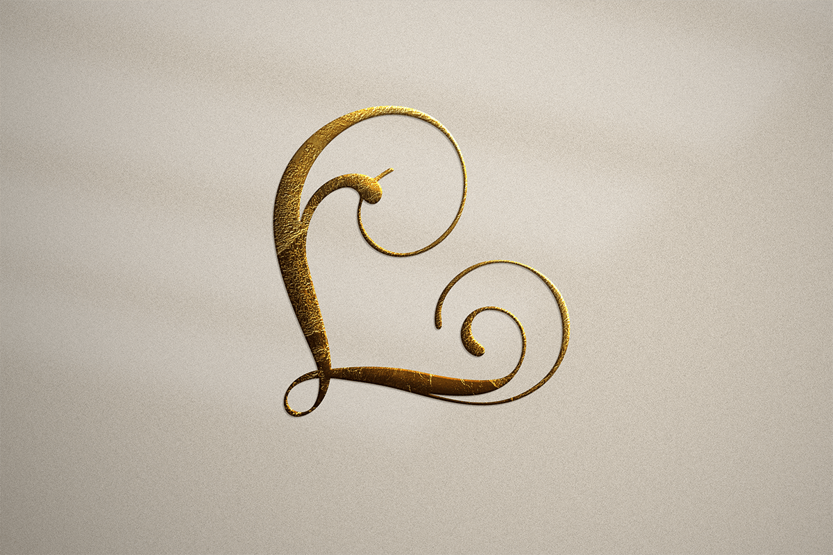 luxury initial monogram