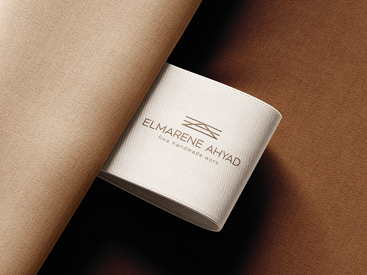 luxury initials logo