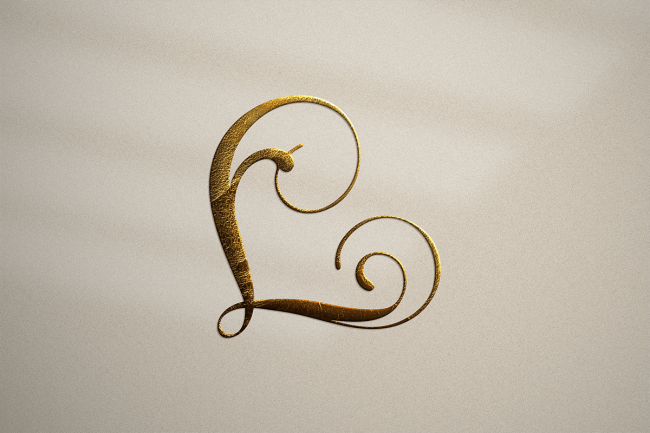 monogram wedding